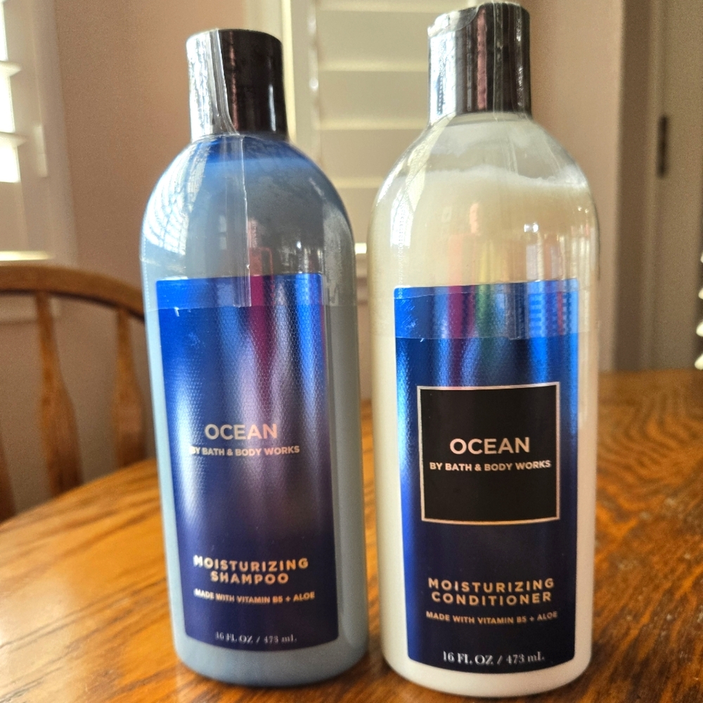 🛍BOGO 50% OFF🌊🛁🚿 NWT‼️Bath & Body Works "Ocean" Pair of Hair Care